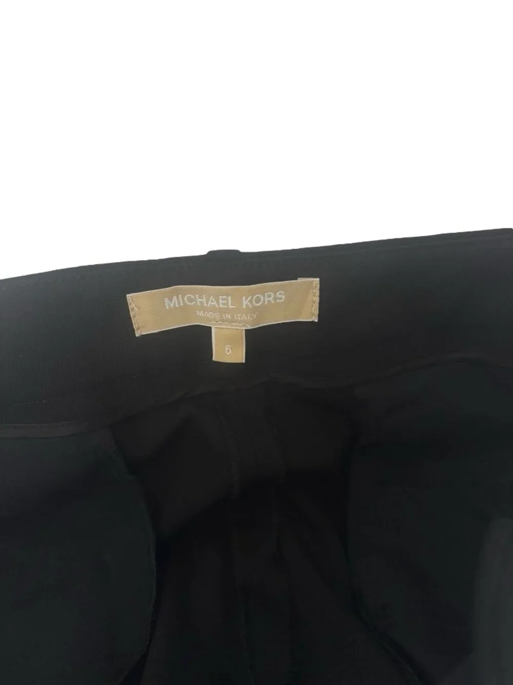 Michael Kors Tailored Capri Pants Skimmer Sz 6 Black $595 New